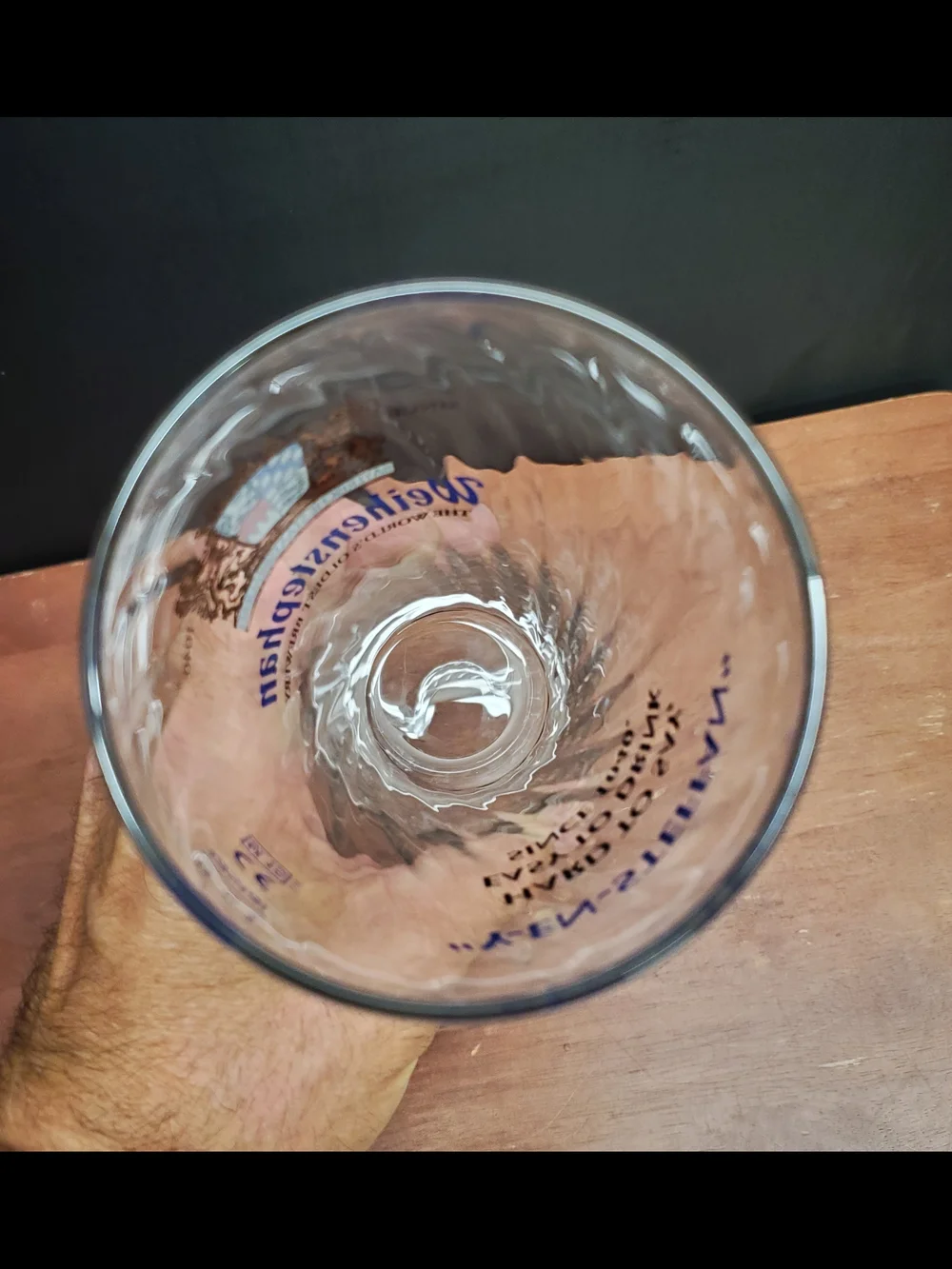 Weihenstephan Tall Lager Beer Glass